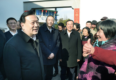 國(guó)務(wù)院港澳事務(wù)辦公室主任夏寶龍（時(shí)任浙江省委書記）調(diào)研耀廈集團(tuán)承建的饅頭山G20峰會(huì)保障工程